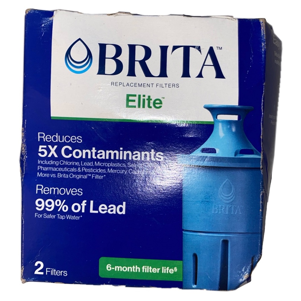 Brita Elite Original Replacement Water Filters, 2 FILTER PACK
